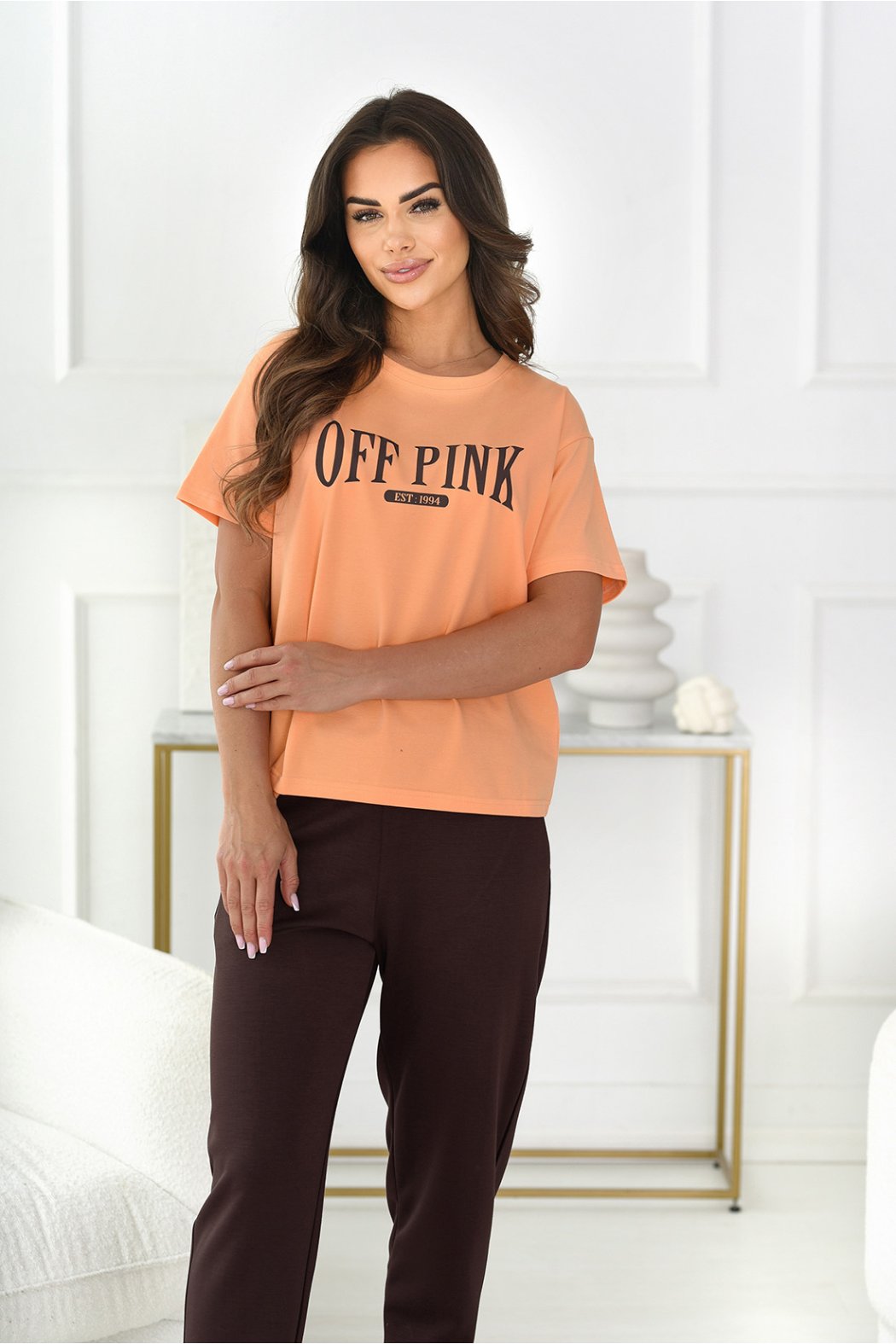 T-SHIRT DAMSKI BAWEŁNIANY Z...