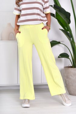 SPODNIE DAMSKIE Z SZEROKIMI NOGAWKAMI MOLLY