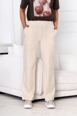 SPODNIE DAMSKIE Z SZEROKIMI NOGAWKAMI MOLLY