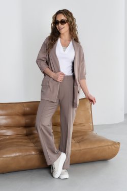 SPODNIE DAMSKIE Z SZEROKIMI NOGAWKAMI MOLLY