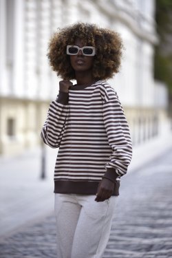 BLUZA DAMSKA W PASKI RIANA