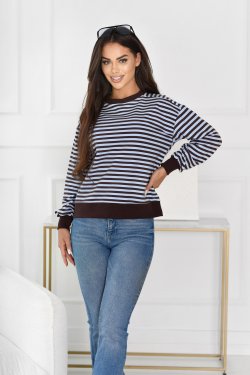 BLUZA DAMSKA W PASKI RIANA