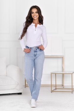 BLUZKA DAMSKA Z BAWEŁNY PRĄŻKOWANEJ ZARITA