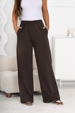 SPODNIE DAMSKIE Z SZEROKIMI NOGAWKAMI - ROSARINO