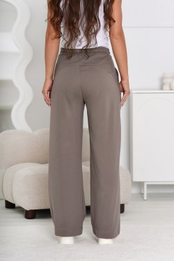 SPODNIE DAMSKIE Z SZEROKIMI NOGAWKAMI - ROSARINO