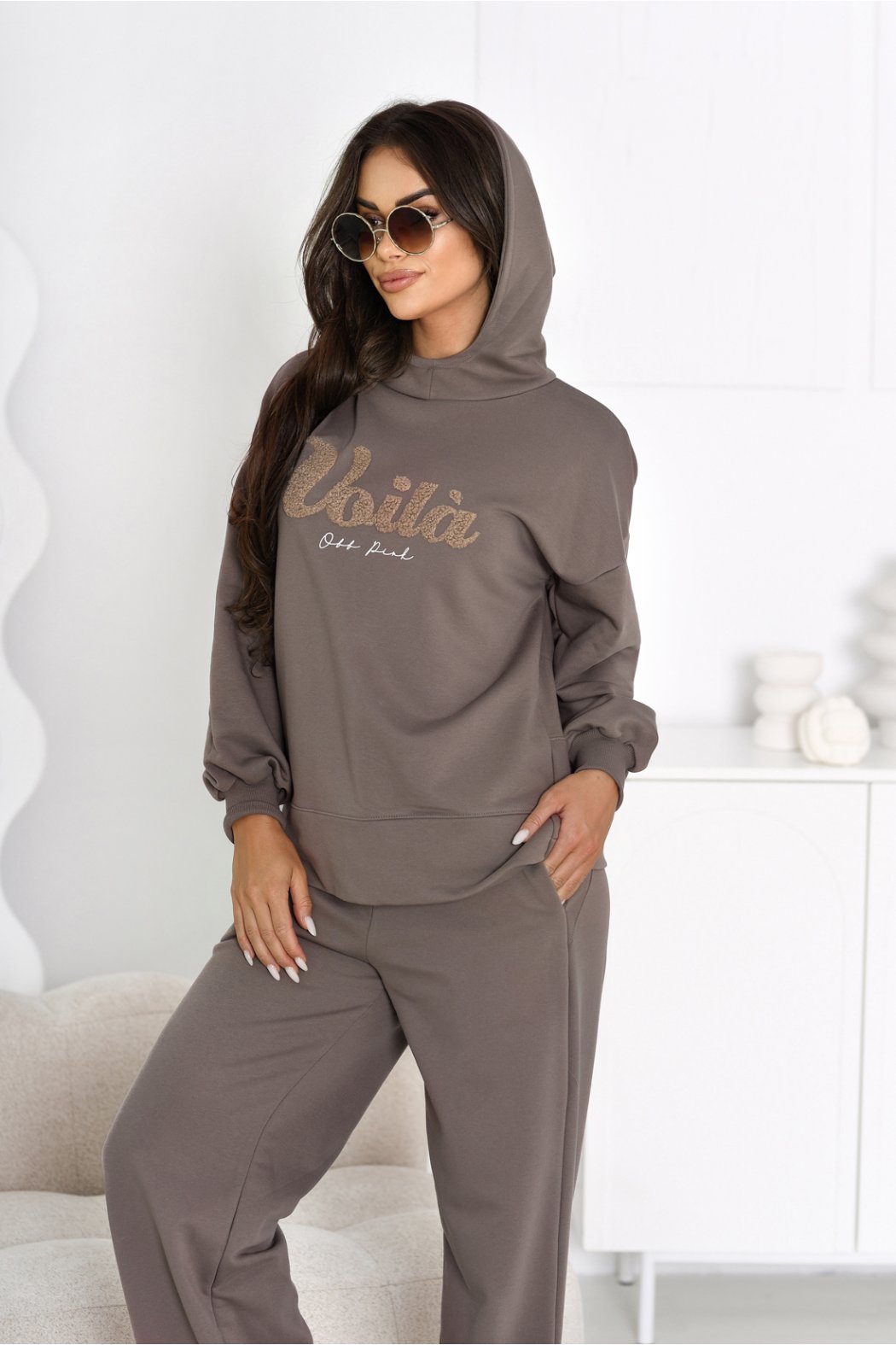 BLUZA DAMSKA Z KAPTUREM ROSARINO