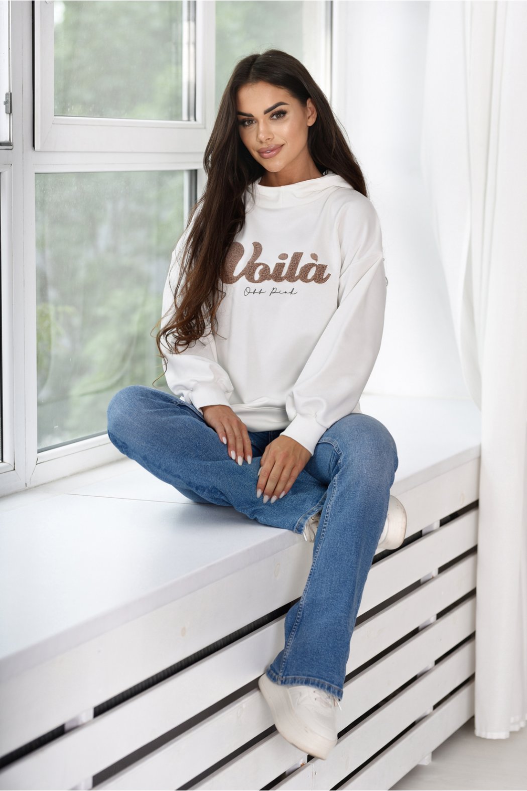 BLUZA DAMSKA Z KAPTUREM ROSARINO