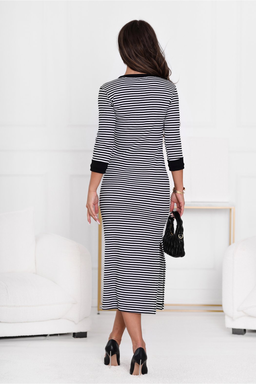 SUKIENKA W PASKI Z ROZCIĘCIEM - MIRANDA