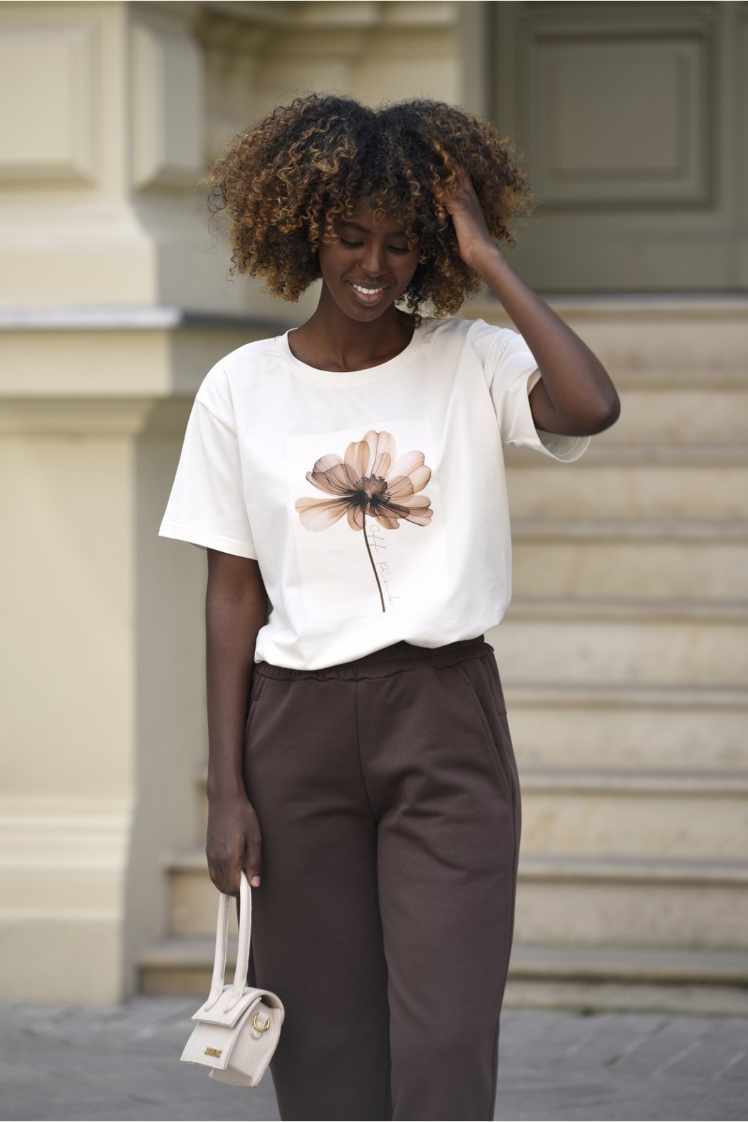 T-SHIRT DAMSKI BAWEŁNIANY Z...