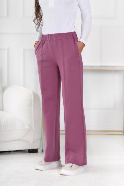 SPODNIE DAMSKIE Z SZEROKIMI NOGAWKAMI MOLLY