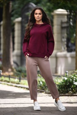 BLUZA DAMSKA Z KAPTUREM MASEŁKO - MELANIA