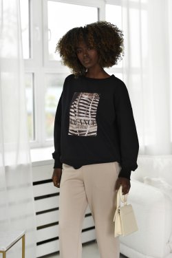 BLUZA DAMSKA Z NADRUKIEM - BALANCE
