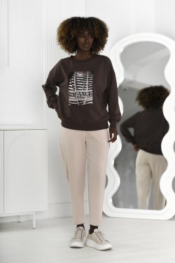 BLUZA DAMSKA Z NADRUKIEM - BALANCE