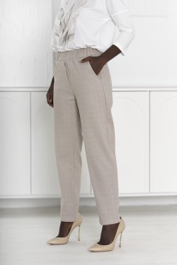 ELEGANCKIE SPODNIE DAMSKIE W JODEŁKĘ - MODI