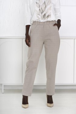 ELEGANCKIE SPODNIE DAMSKIE W JODEŁKĘ - MODI