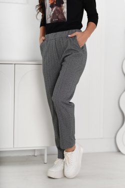 ELEGANCKIE SPODNIE DAMSKIE W JODEŁKĘ - MODI