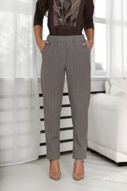 ELEGANCKIE SPODNIE DAMSKIE W JODEŁKĘ - MODI