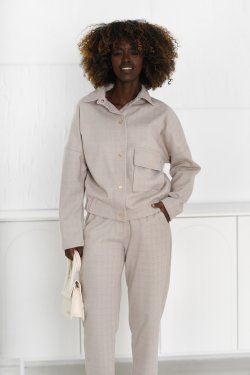 ELEGANCKI BLEZER DAMSKI W JODEŁKĘ - MODI