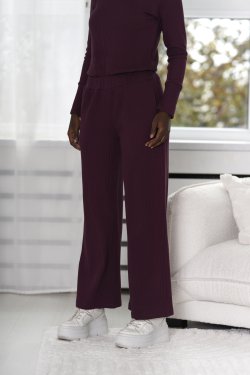 SPODNIE DAMSKIE Z BAWEŁNY PRĄŻKOWANEJ BEATE