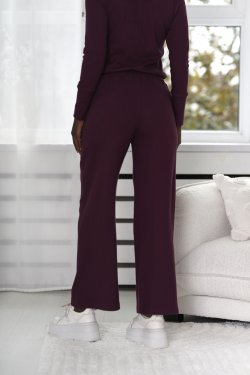 SPODNIE DAMSKIE Z BAWEŁNY PRĄŻKOWANEJ BEATE