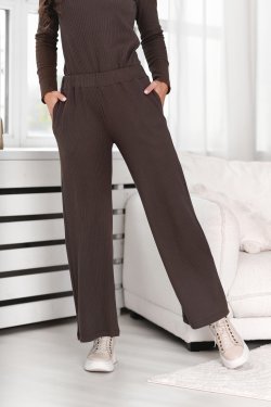 SPODNIE DAMSKIE Z BAWEŁNY PRĄŻKOWANEJ BEATE