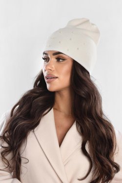 CZAPKA DAMSKA Z WEŁNY MERINO P076