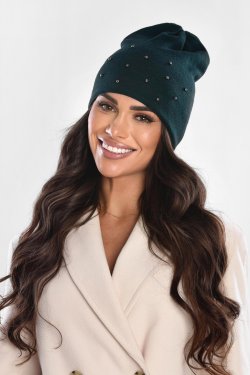 CZAPKA DAMSKA Z WEŁNY MERINO P076