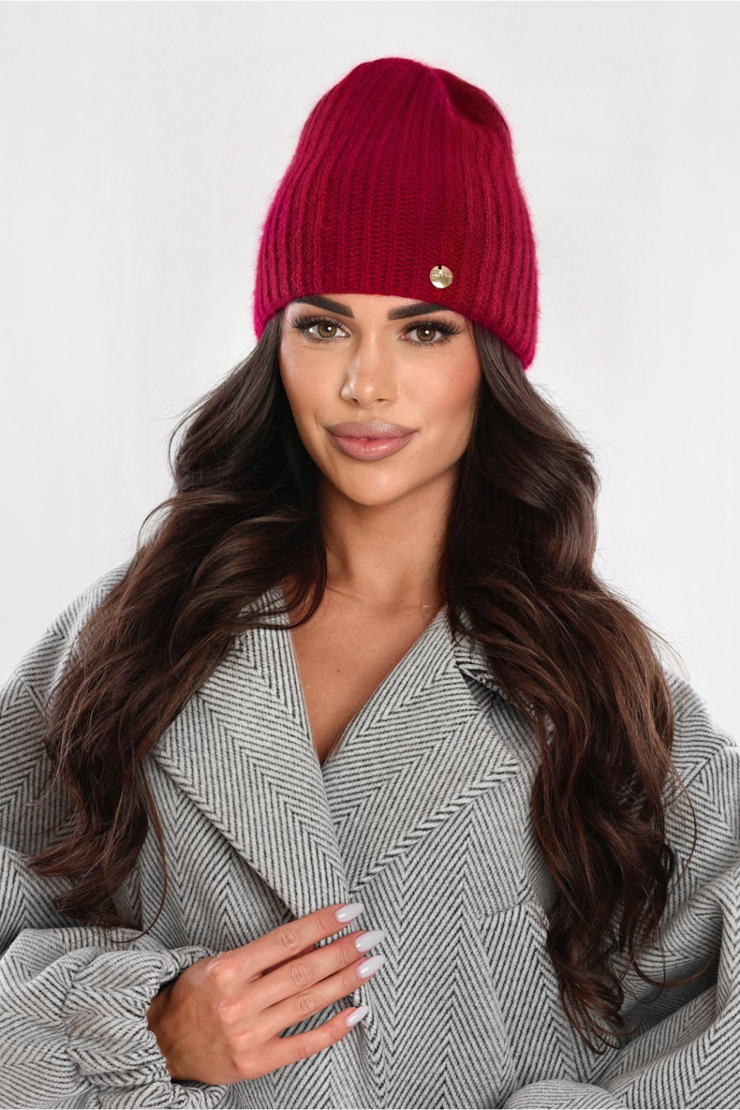 CZAPKA DAMSKA Z DODATKIEM...