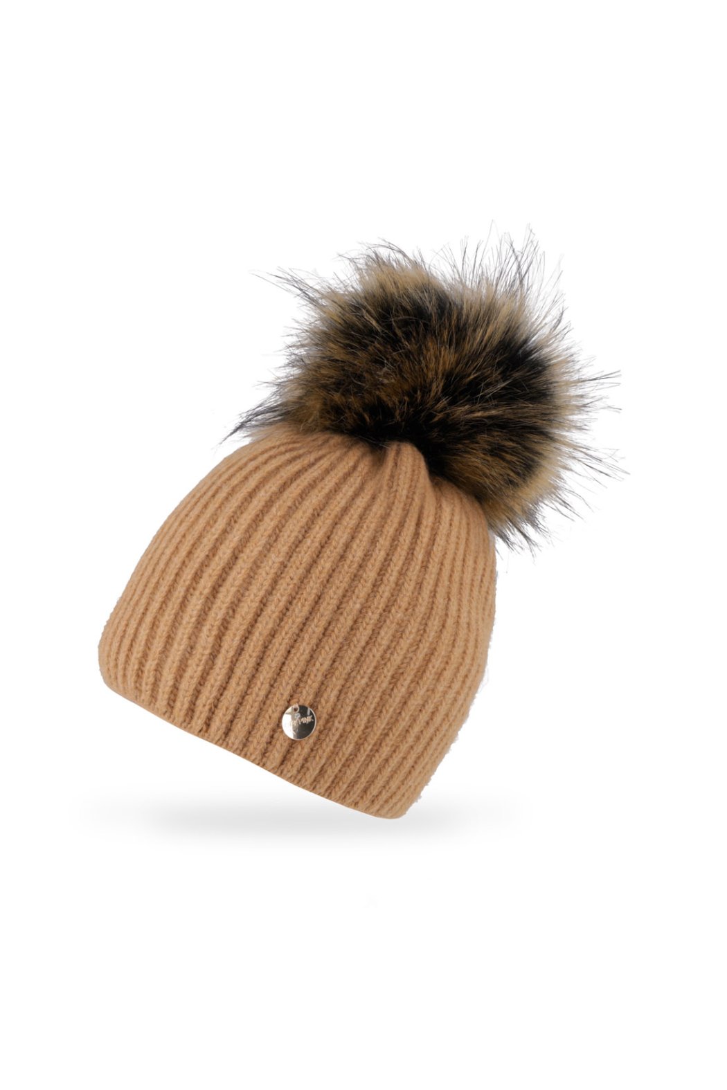 CZAPKA DAMSKA Z POMPONEM...