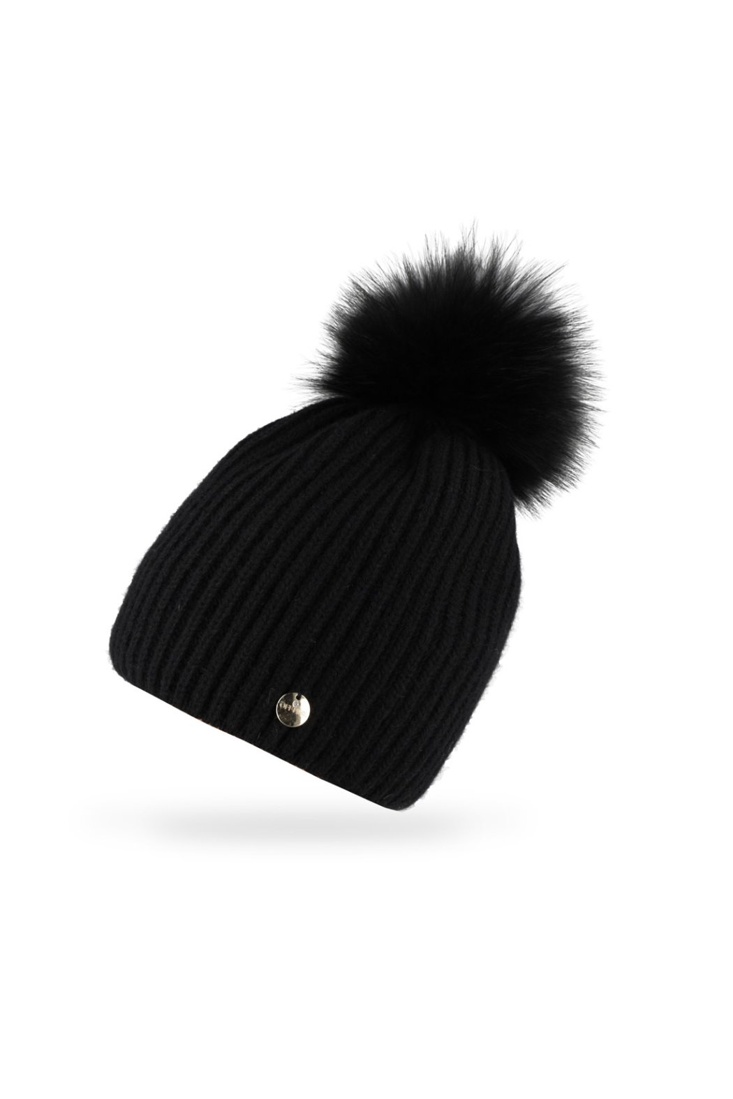 CZAPKA DAMSKA Z POMPONEM...