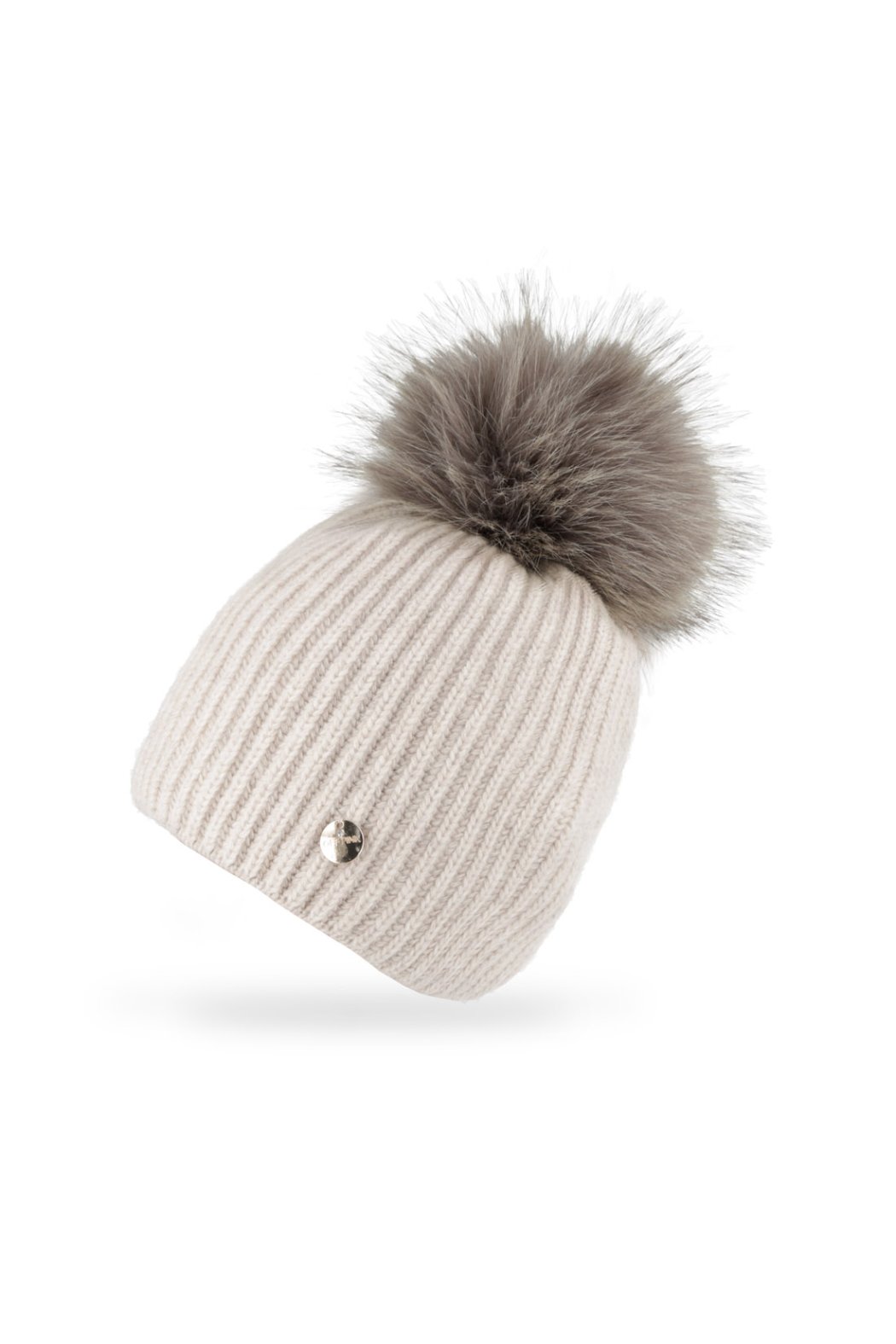 CZAPKA DAMSKA Z POMPONEM...