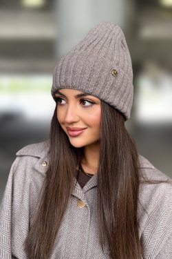 CZAPKA DAMSKA Z DODATKIEM WEŁNY P094