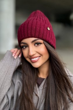 CZAPKA DAMSKA Z DODATKIEM WEŁNY P094