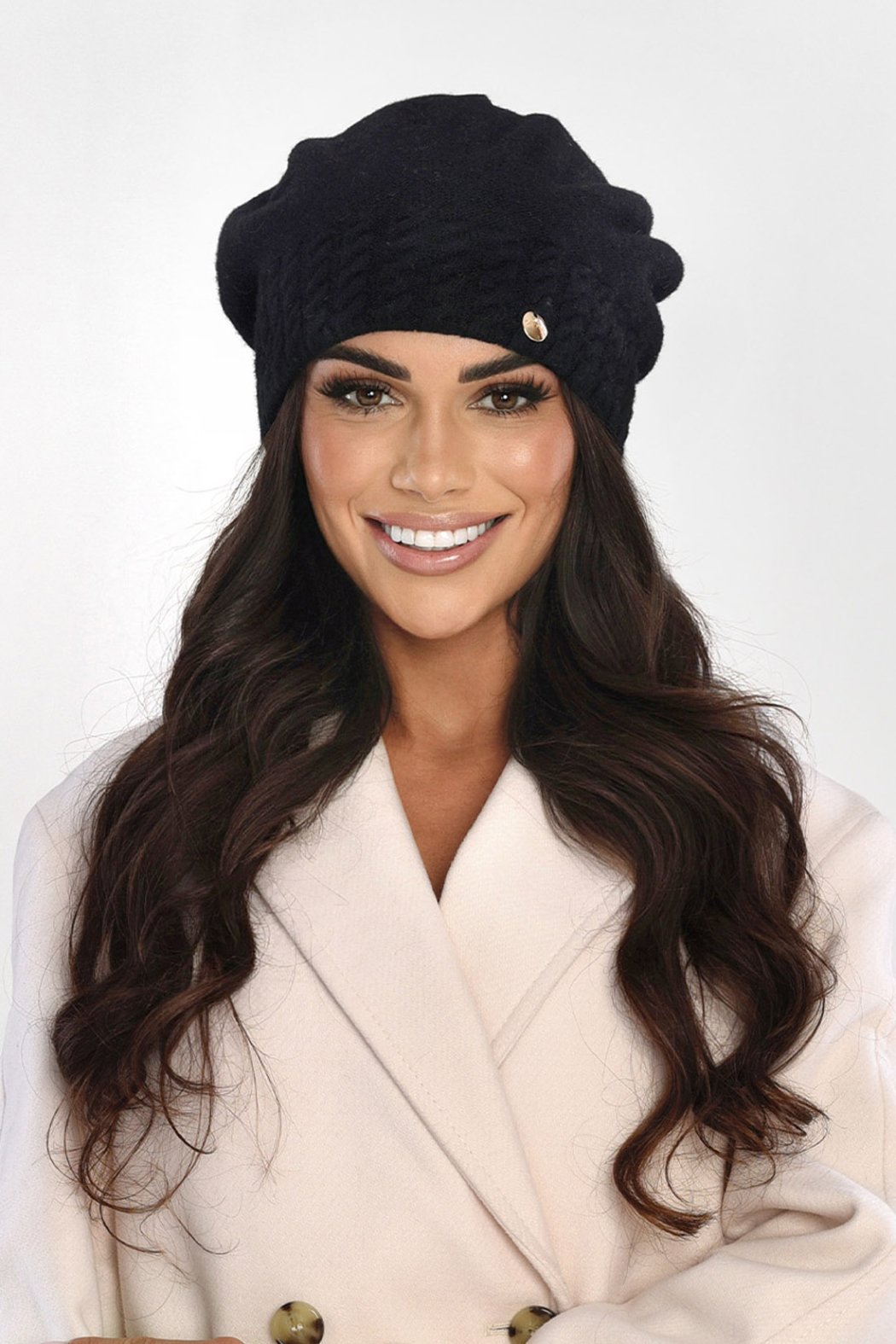 CZAPKA / BERET DAMSKI Z...