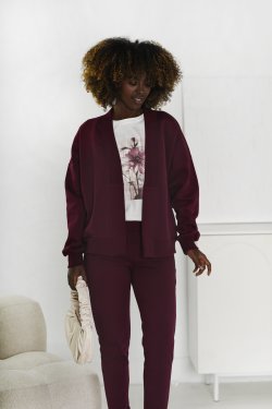 DAMSKA BAWEŁNIANA NARZUTKA BLEZER Z KIESZENIAMI - TONIA