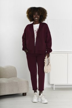 DAMSKA BAWEŁNIANA NARZUTKA BLEZER Z KIESZENIAMI - TONIA