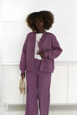 DAMSKA BAWEŁNIANA NARZUTKA BLEZER Z KIESZENIAMI - TONIA