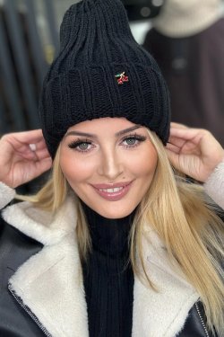 CZAPKA MŁODZIEŻOWA Z BLASZKĄ WISIENKI 50/257