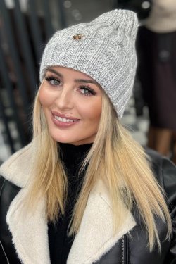 CZAPKA MŁODZIEŻOWA Z BLASZKĄ WISIENKI 50/257