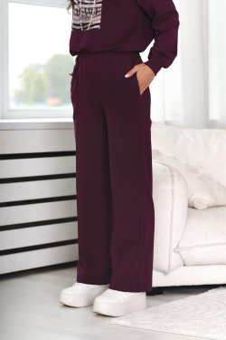 SPODNIE DAMSKIE Z SZEROKIMI NOGAWKAMI MOLLY