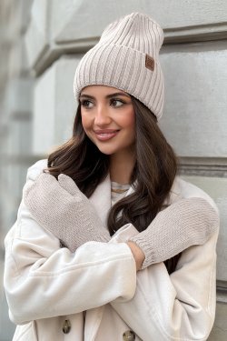 CZAPKA DAMSKA Z WEŁNY MERINO P090