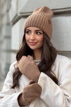 CZAPKA DAMSKA Z WEŁNY MERINO P090