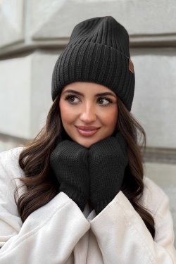 CZAPKA DAMSKA Z WEŁNY MERINO P090