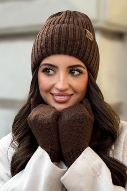 CZAPKA DAMSKA Z WEŁNY MERINO P090