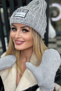 CZAPKA DAMSKA Z WYWINIĘCIEM 50/291