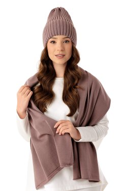 CZAPKA DAMSKA Z WYWINIĘCIEM 50/296