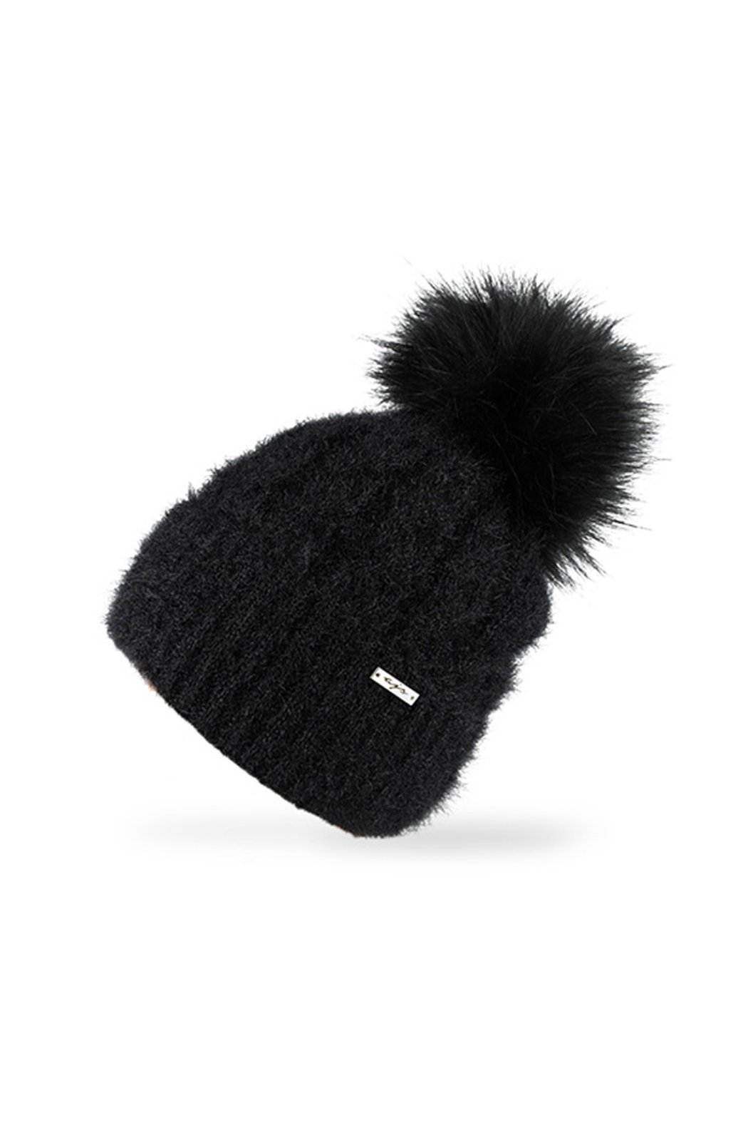 CZAPKA DAMSKA Z POMPONEM...