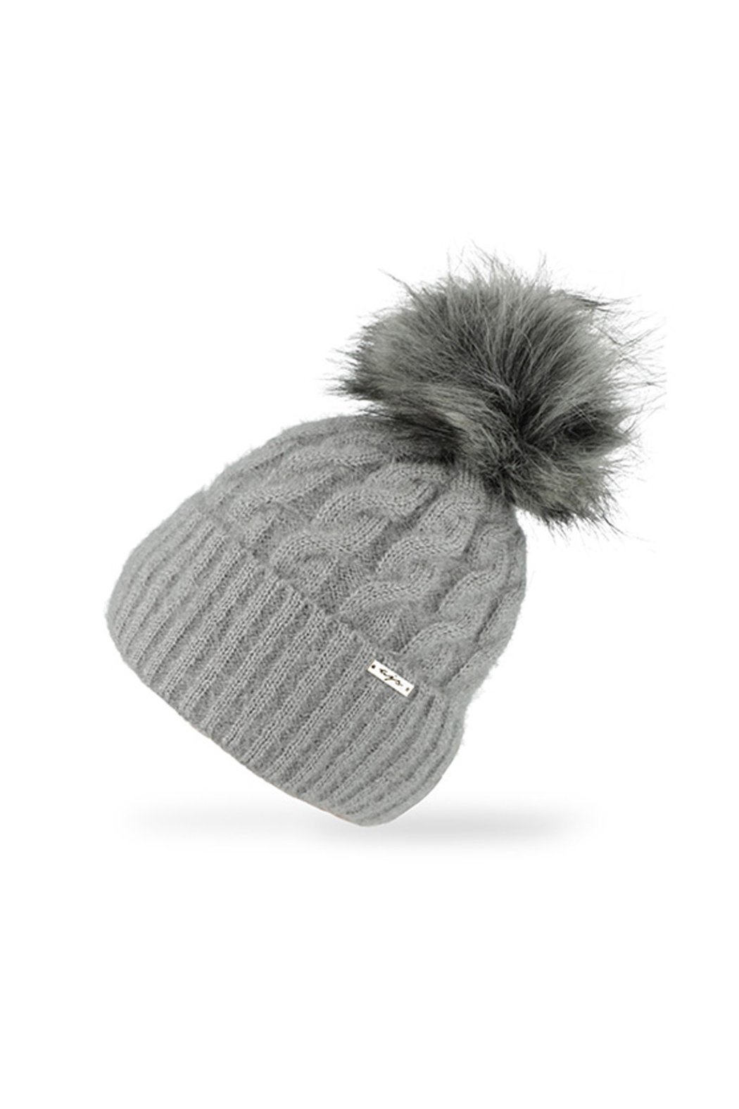 CZAPKA DAMSKA Z POMPONEM...