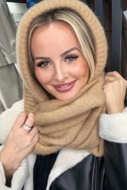 KOMIN Z KAPTUREM DAMSKI 48/495