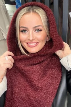 KOMIN Z KAPTUREM DAMSKI 48/495